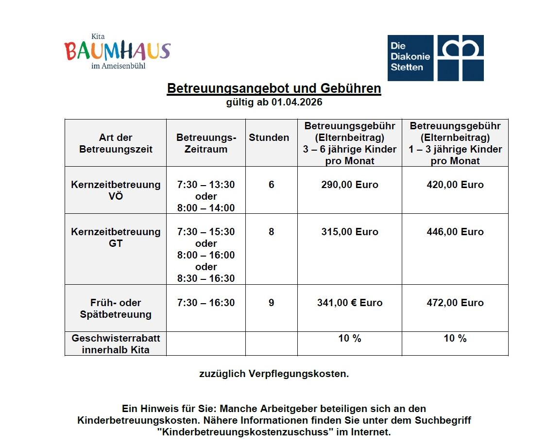 Klick zum Download – Datei Betreuungsangebot und Gebühren (90 KB) – Kita Baumhaus